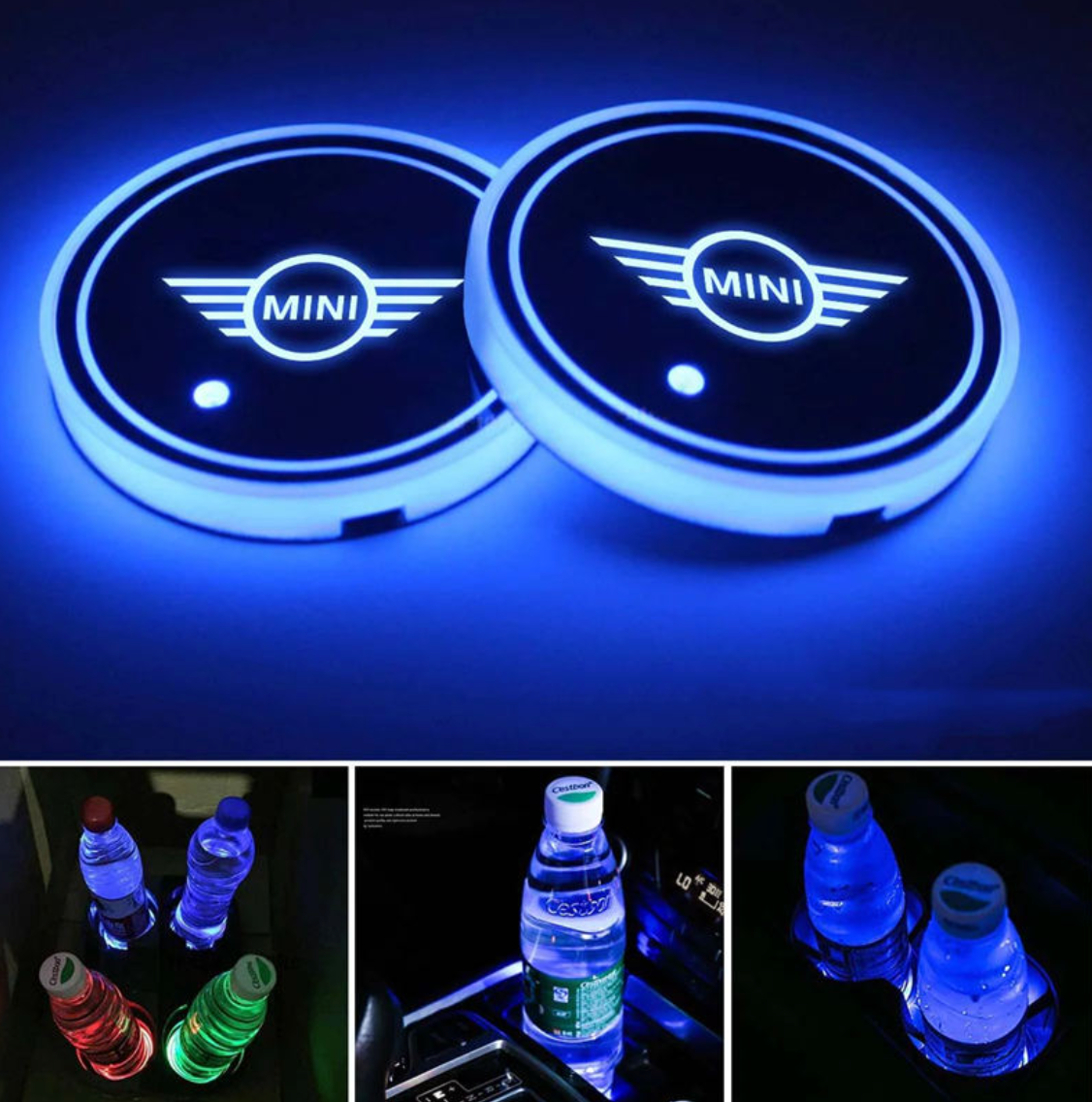 Customized Indoor LED Mood Discs Multi-Color (2 pcs)